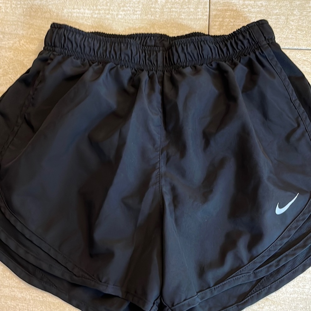Black Nike athletic shorts